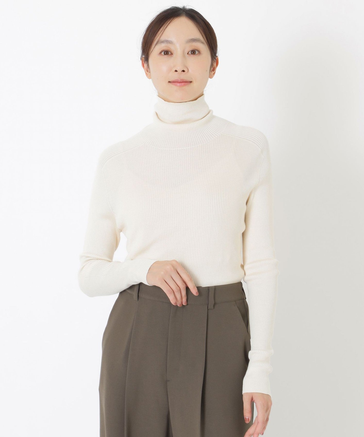 2121-P6N0160102__,02,モデル身長163cm 着用サイズ：38