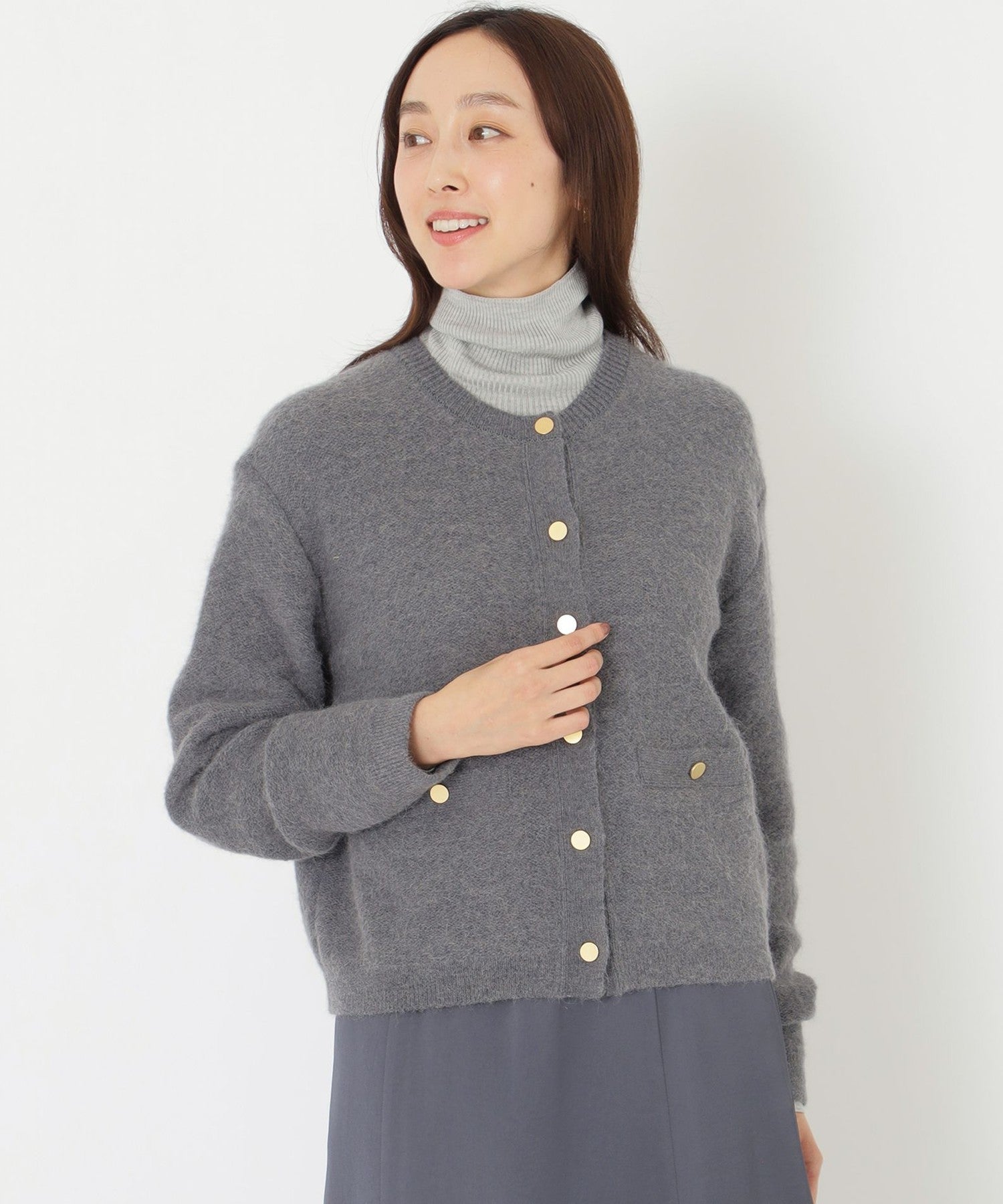 2121-P6N1244108__,08,モデル身長163cm 着用サイズ：38