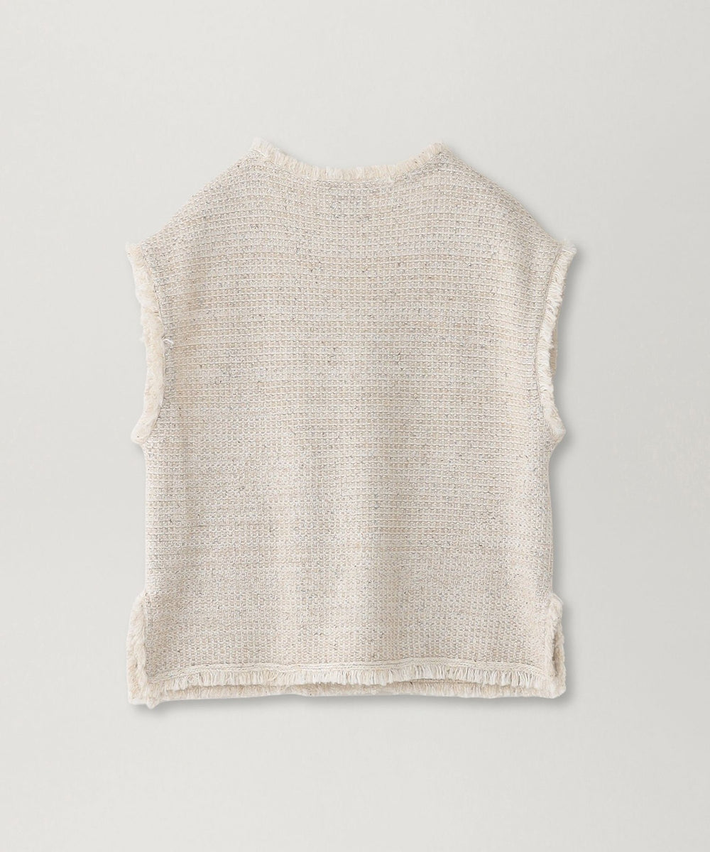 エス エッセンシャルズ　S.ESSENTIALS ニット　セーター　ベスト　新品 ニットベスト(トップス)｜S.ESSENTIALS(エス エッセンシャルズ)の