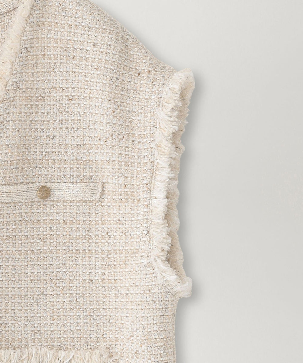 エス エッセンシャルズ　S.ESSENTIALS ニット　セーター　ベスト　新品 ニットベスト(トップス)｜S.ESSENTIALS(エス エッセンシャルズ)の