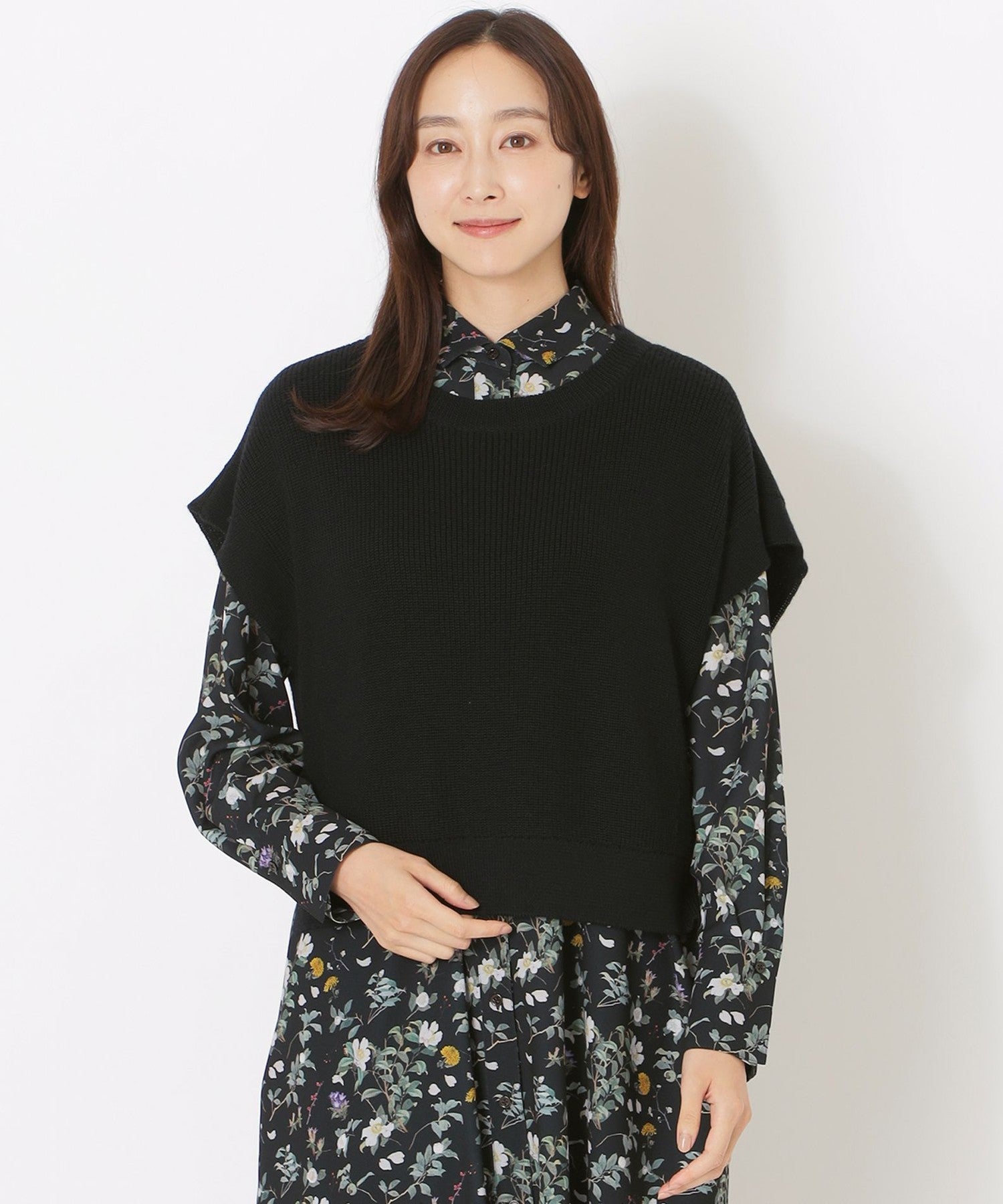 2121-P6N1864409__,09,モデル身長163cm 着用サイズ：38