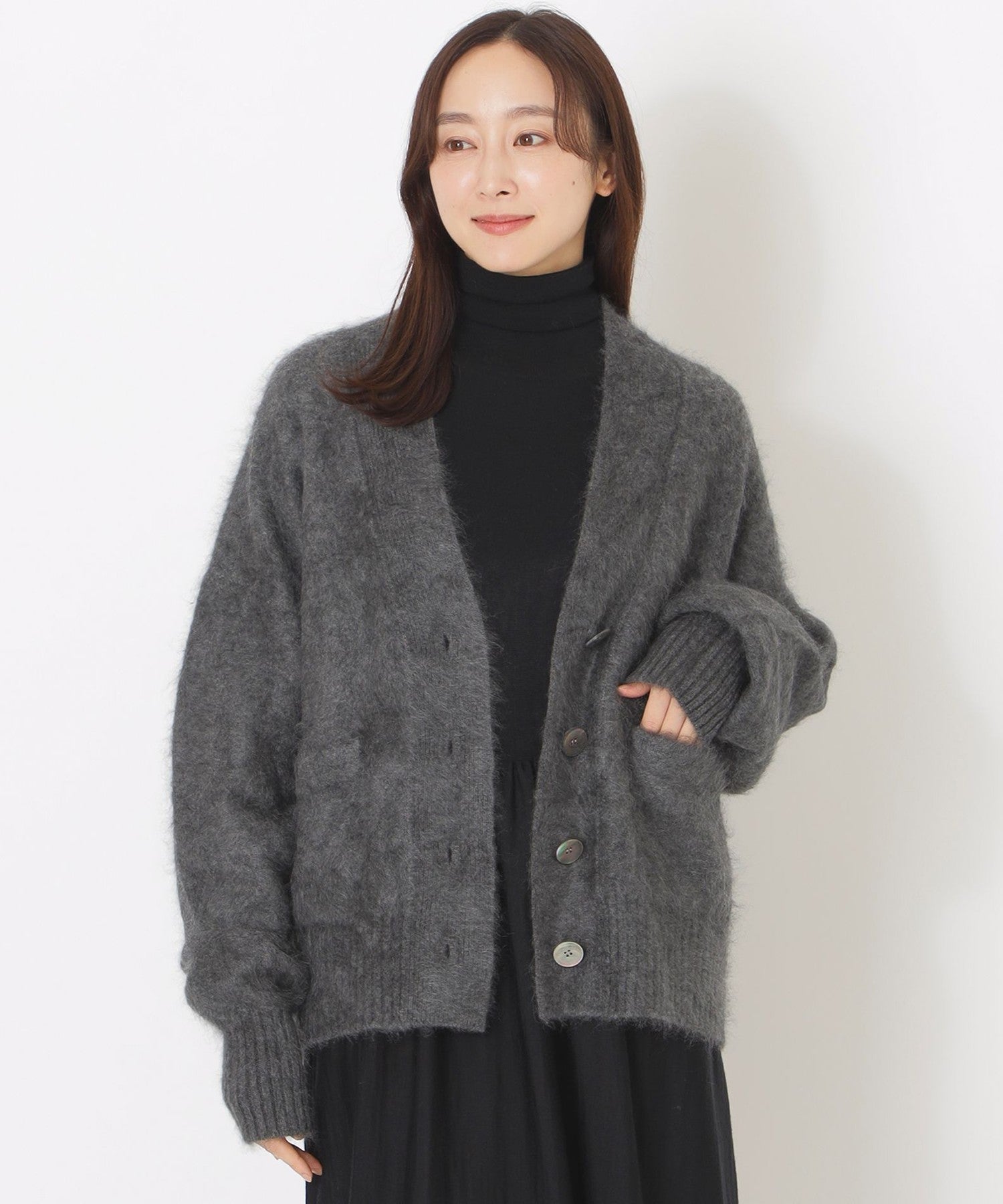 2121-P6N1964608__,08,モデル身長163cm 着用サイズ：38