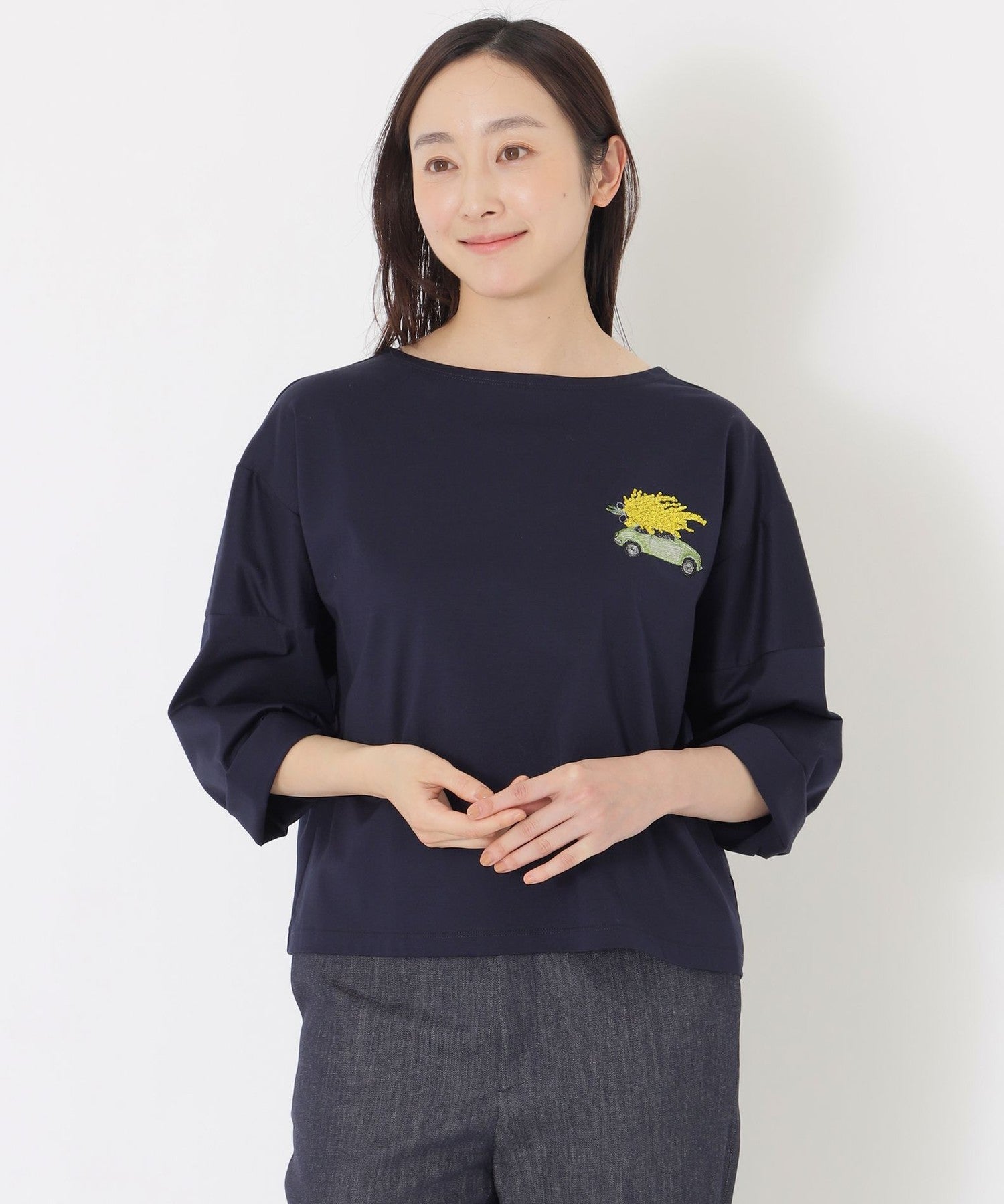2121-P6P1272929__,29,モデル身長163cm 着用サイズ：38