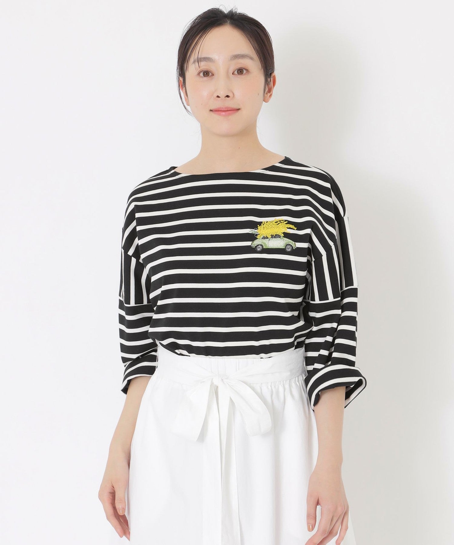 2121-P6P1273909__,09,モデル身長163cm 着用サイズ：38