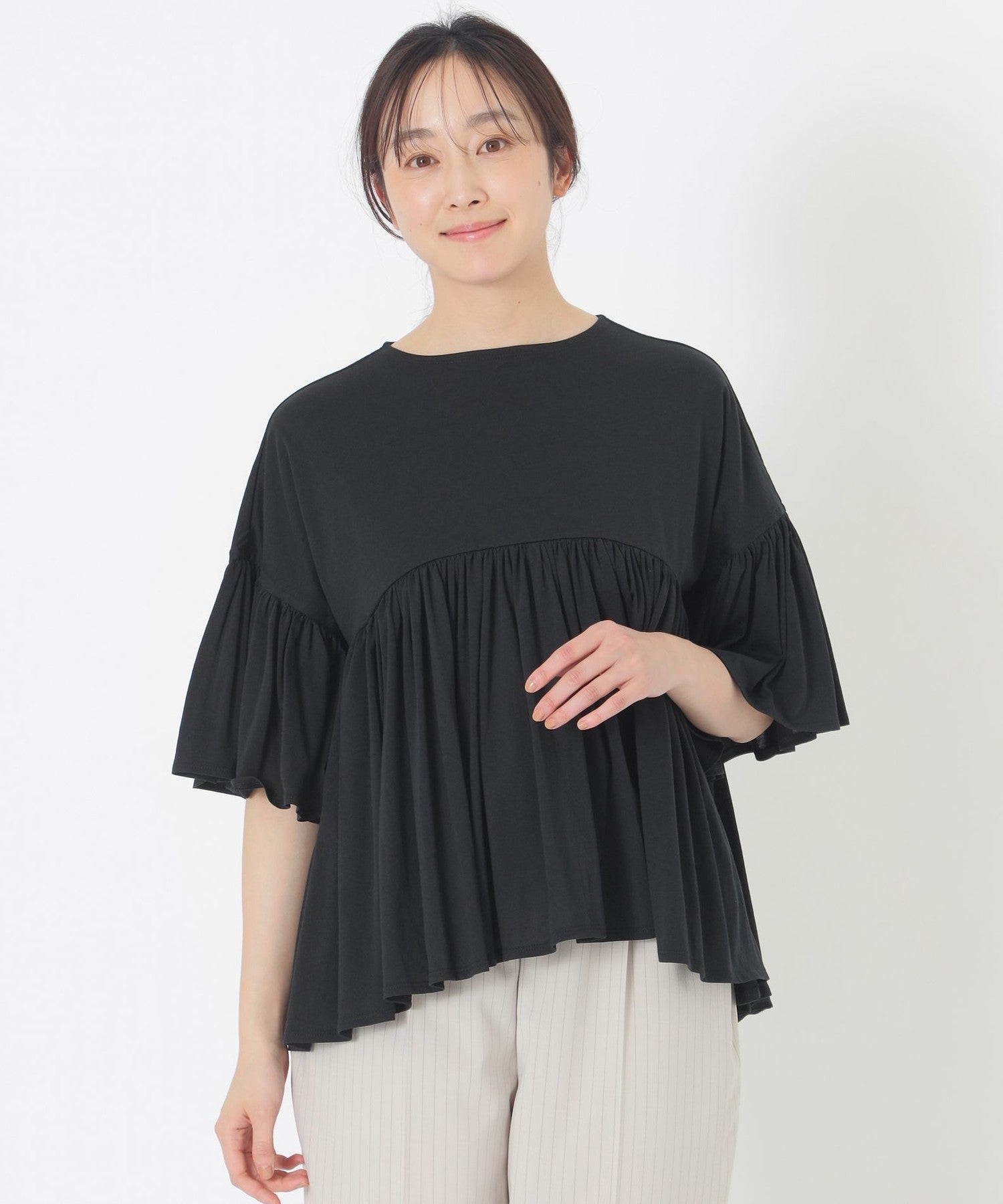 2121-P6P1674609__,09,モデル身長163cm 着用サイズ：38