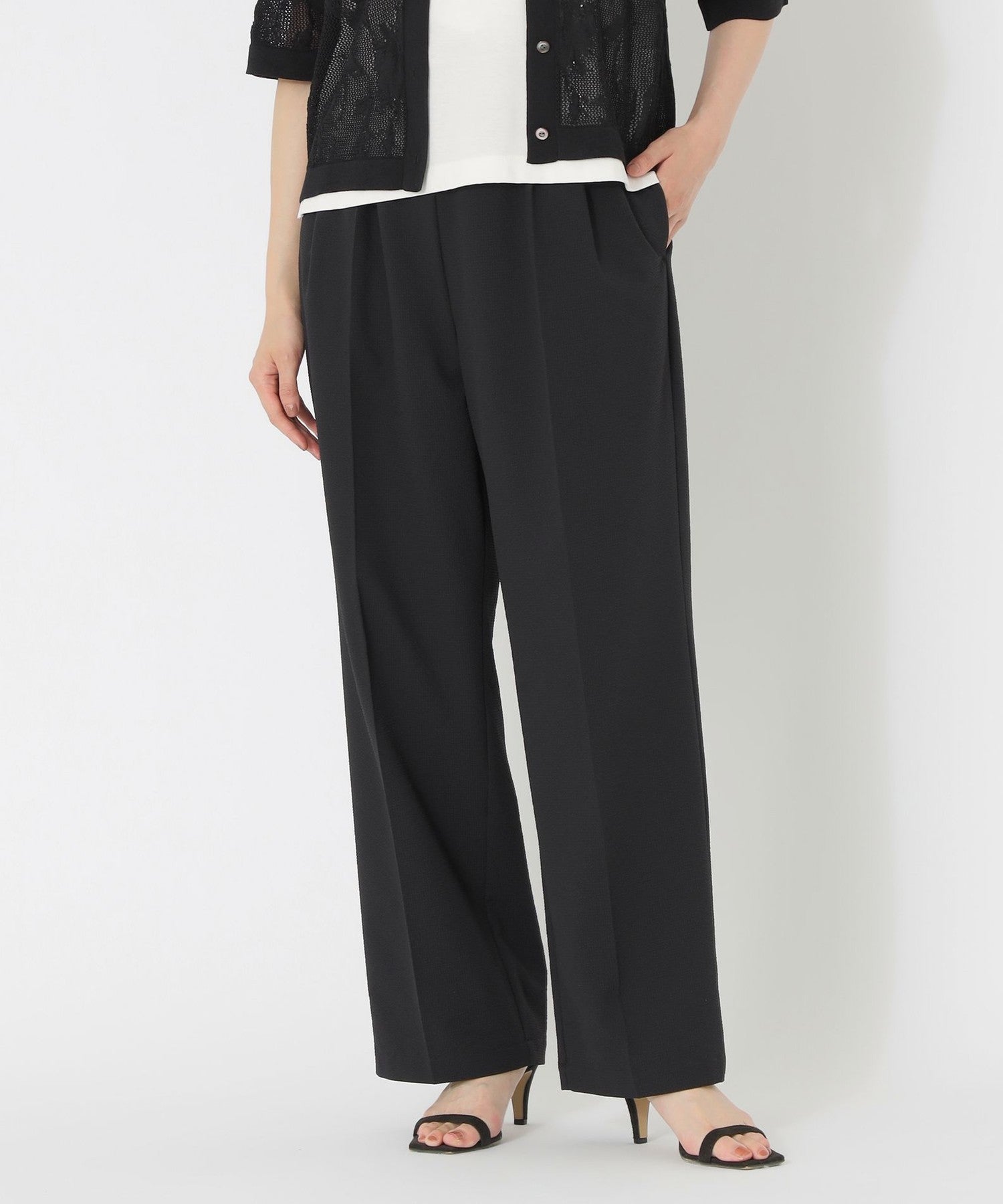 2121-P6R1955209__,09,モデル身長163cm 着用サイズ：38