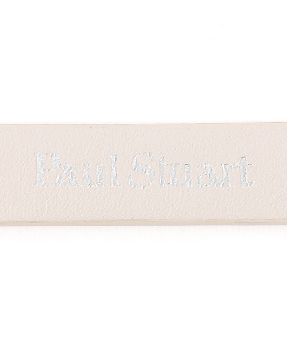 ポールスチュアート 細ベルト ホワイト 金具留め 上品 フレキシブルループベルト(ベルト)｜Paul Stuart(ポール・スチュアート