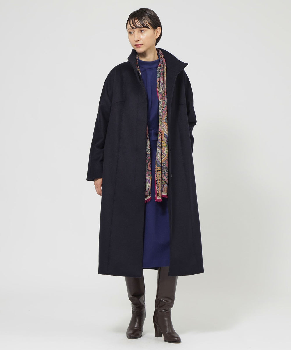 ストライプデザイン フード付きウールコート WEB・一部店舗限定】ウールビーバー コート(コート)｜Paul Stuart