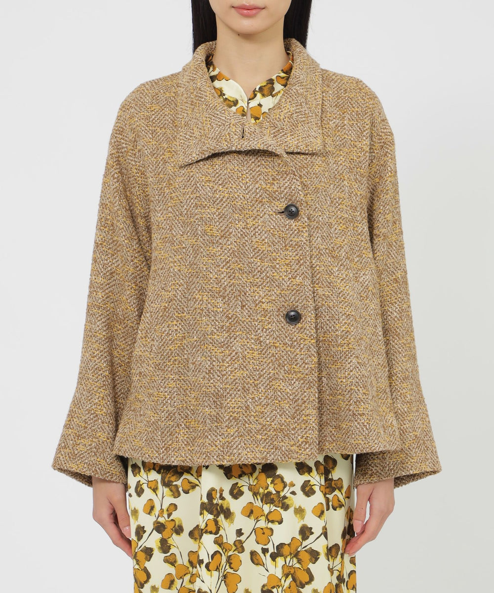 eclat掲載】ソフトミックスツイード コート(コート)｜Paul