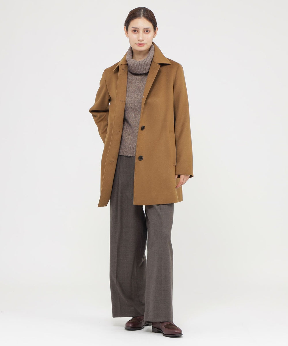 ウールカシミヤビーバー ステンカラーコート(コート)｜Paul Stuart