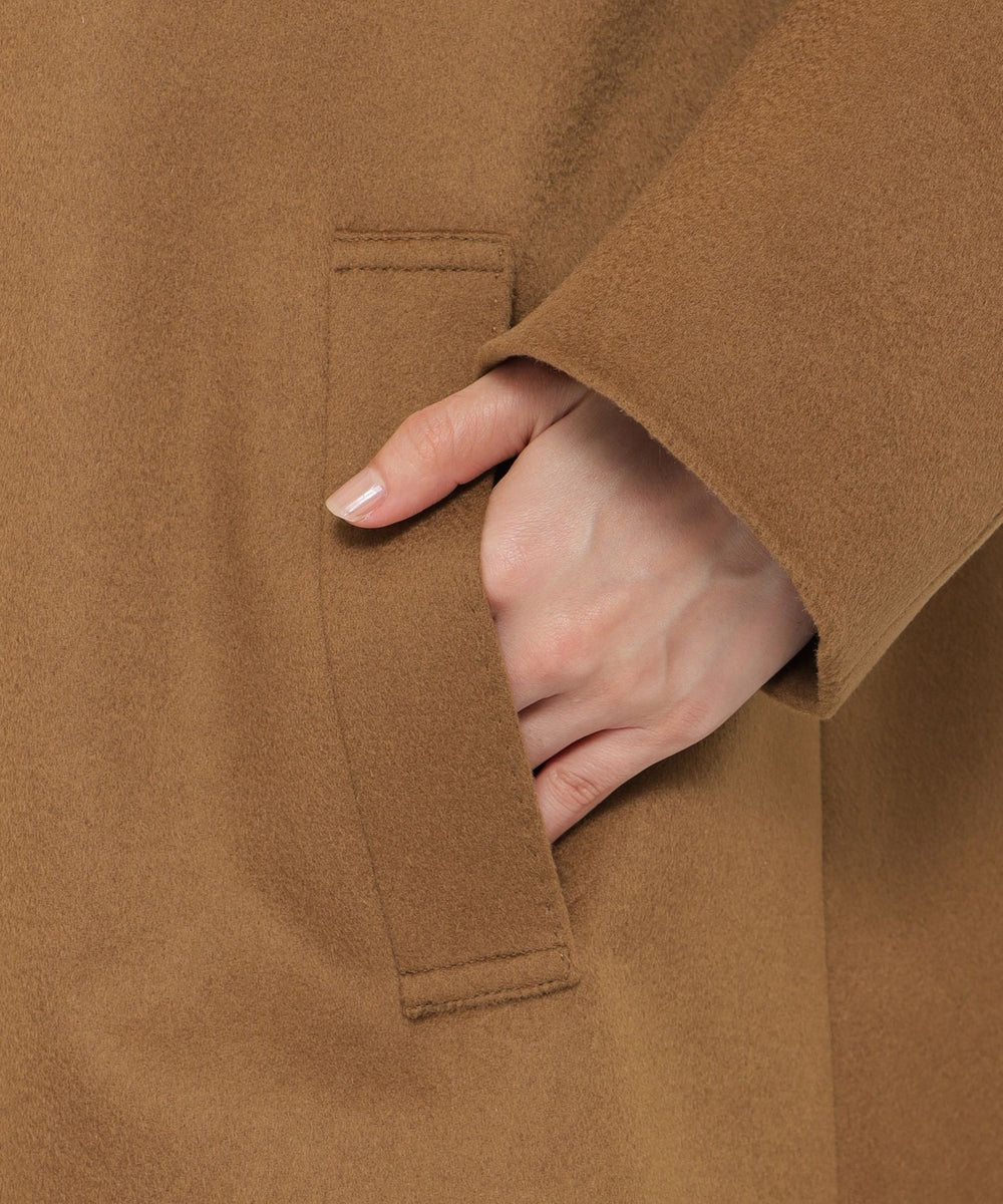 ウールカシミヤビーバー ステンカラーコート(コート)｜Paul Stuart