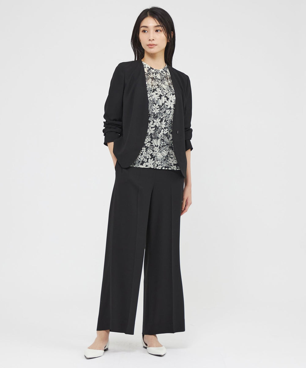 ウォッシャブル】ライトジョーゼット ジャケット(ジャケット)｜Paul