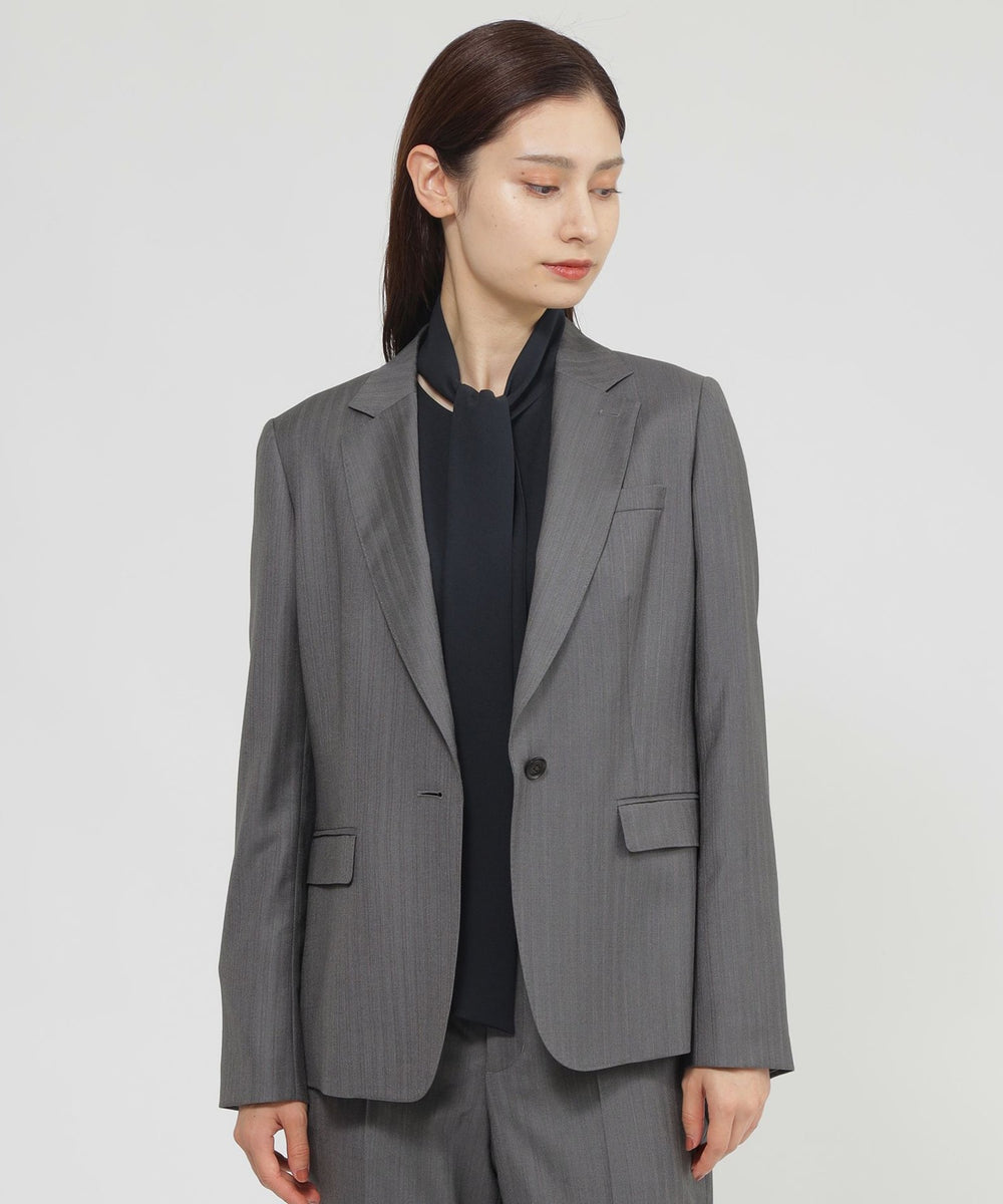 eclat掲載】ウールストライプ ジャケット(ジャケット)｜Paul