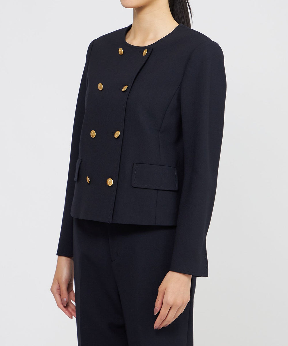 【新品 タグ付き】Paul Stuart ジャケット 紺ブレ 背抜き エンブレム 新品 タグ付き】Paul Stuart ジャケット 紺ブレ 背抜き エンブレム