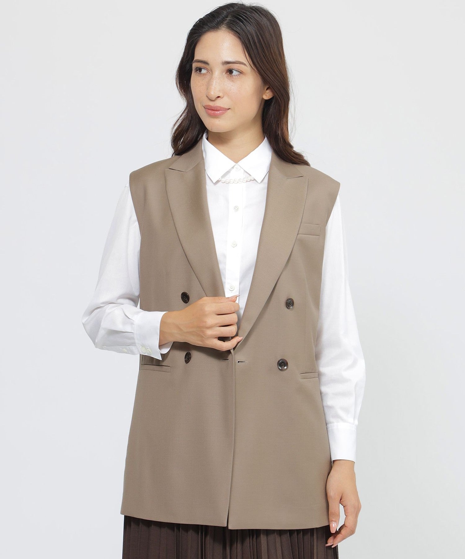 2151-K1E4142740__,40,モデル身長171cm 着用サイズ：6