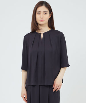WEB・一部店舗限定】【ウォッシャブル/防しわ性】バックサテンジョー