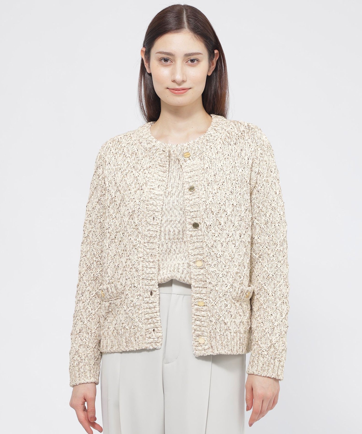 2151-K1N1070140__,40,モデル身長166cm 着用サイズ：6