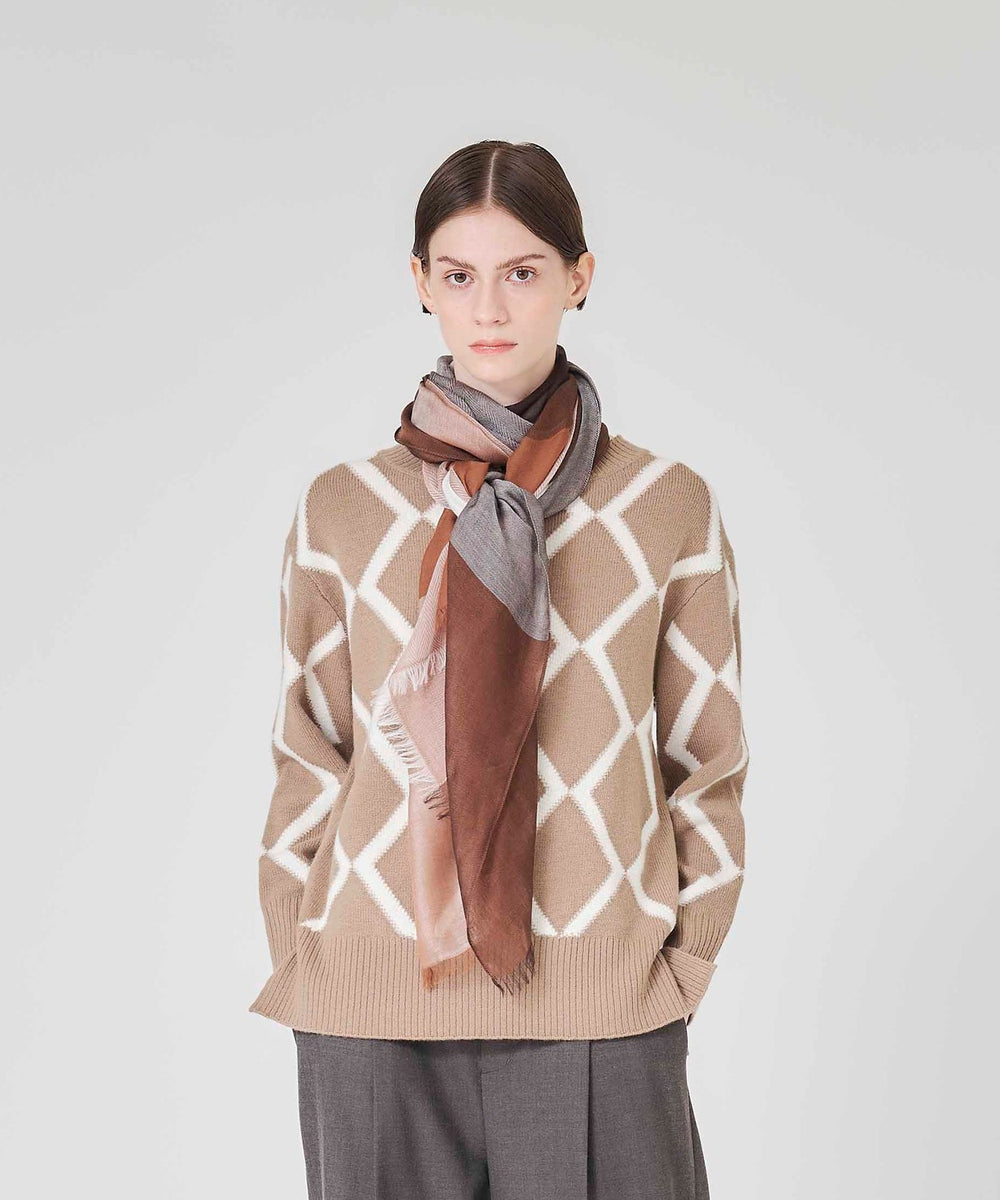 トップス 25SS YOKE WASHI RAYON SHEER DSKNIT COTTON SHEER KNIT OPEN COLLAR SHIRT #BLACK [YK25SS0964S