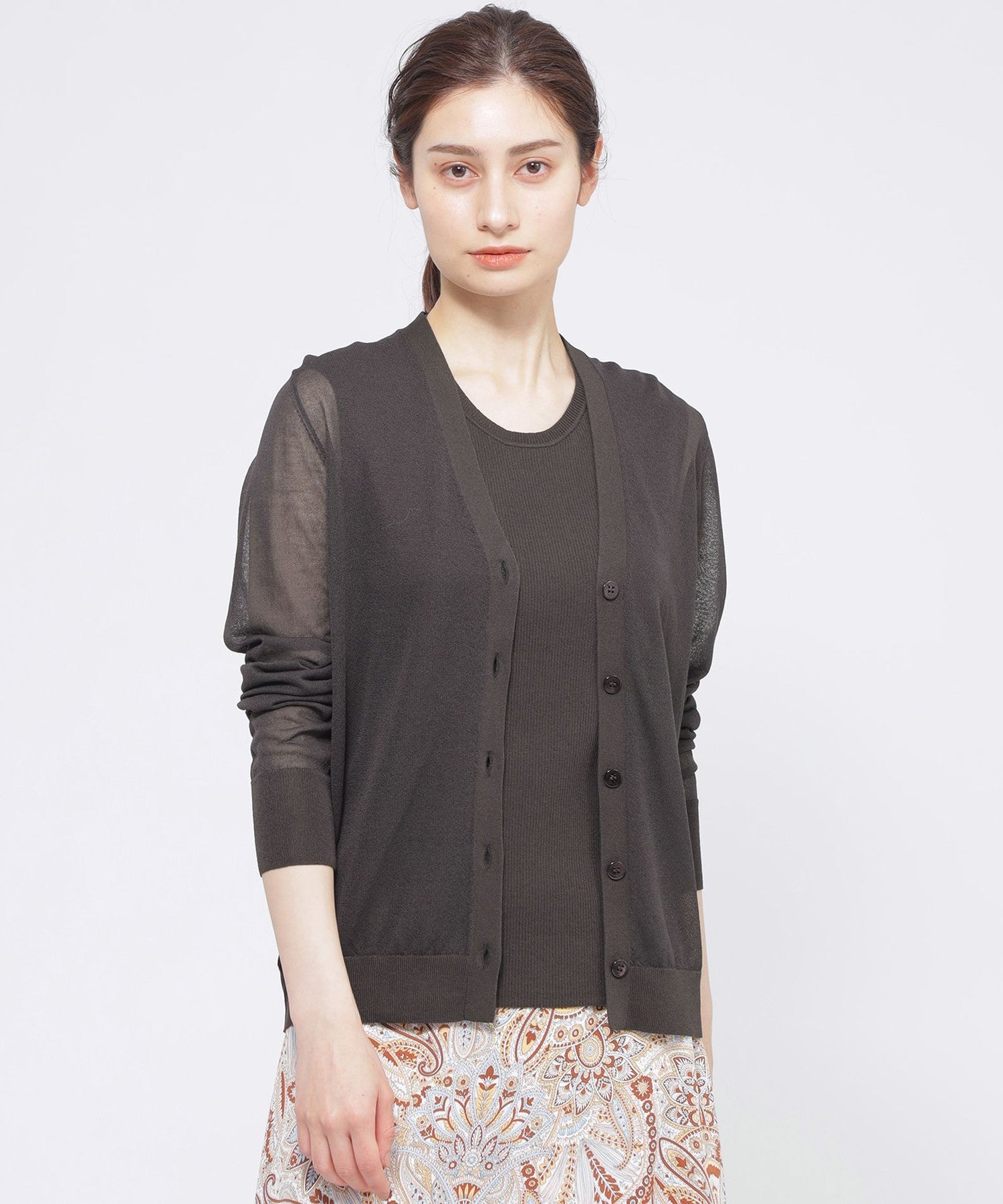 2151-K1N5454550__,50,モデル身長166cm 着用サイズ：6