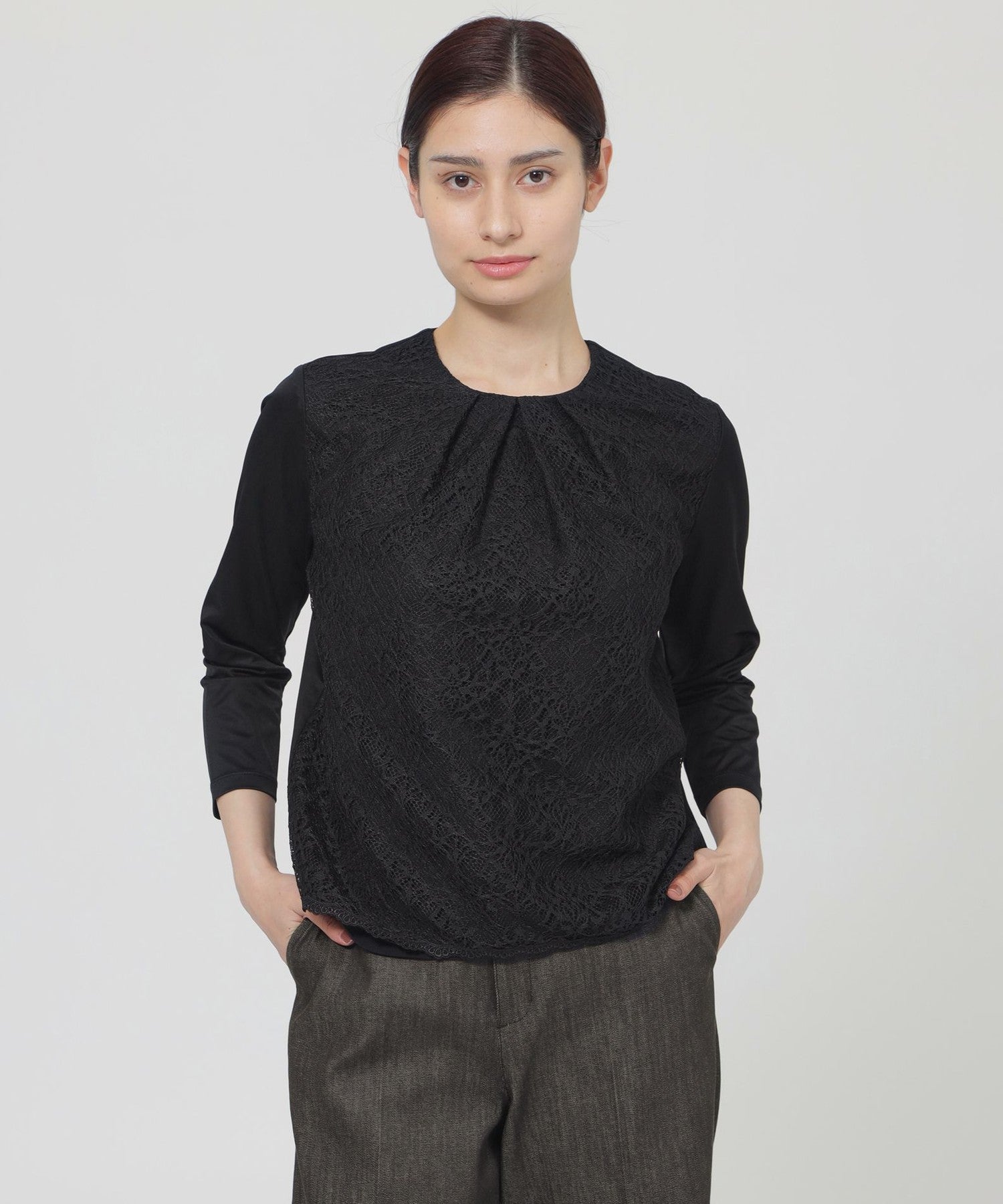 2151-K1P0176009__,09,モデル身長168cm 着用サイズ：6