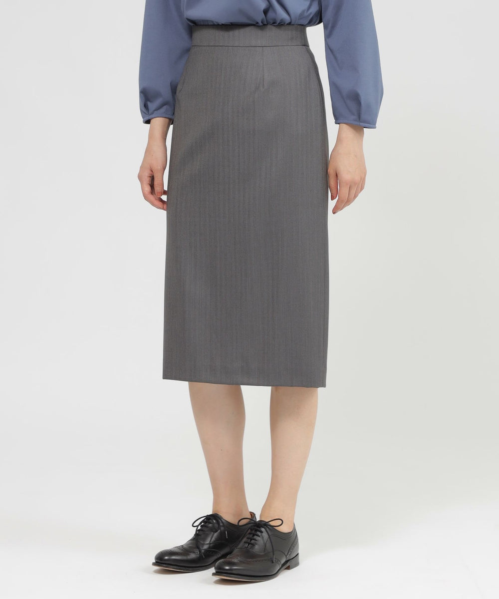 ウールストライプ スカート(スカート)｜Paul Stuart(ポール
