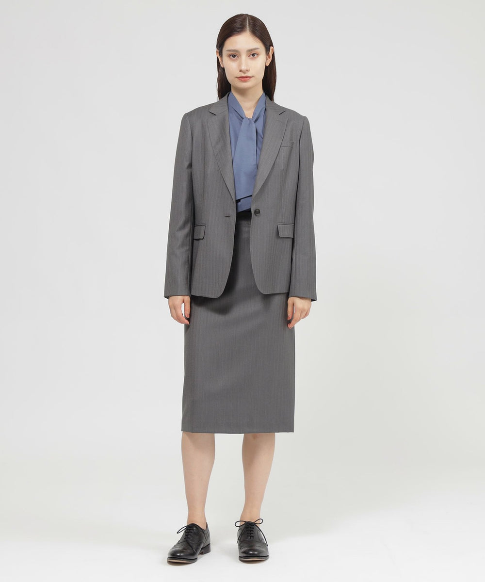 ウールストライプ スカート(スカート)｜Paul Stuart(ポール