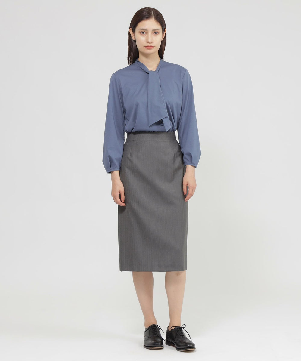ウールストライプ スカート(スカート)｜Paul Stuart(ポール