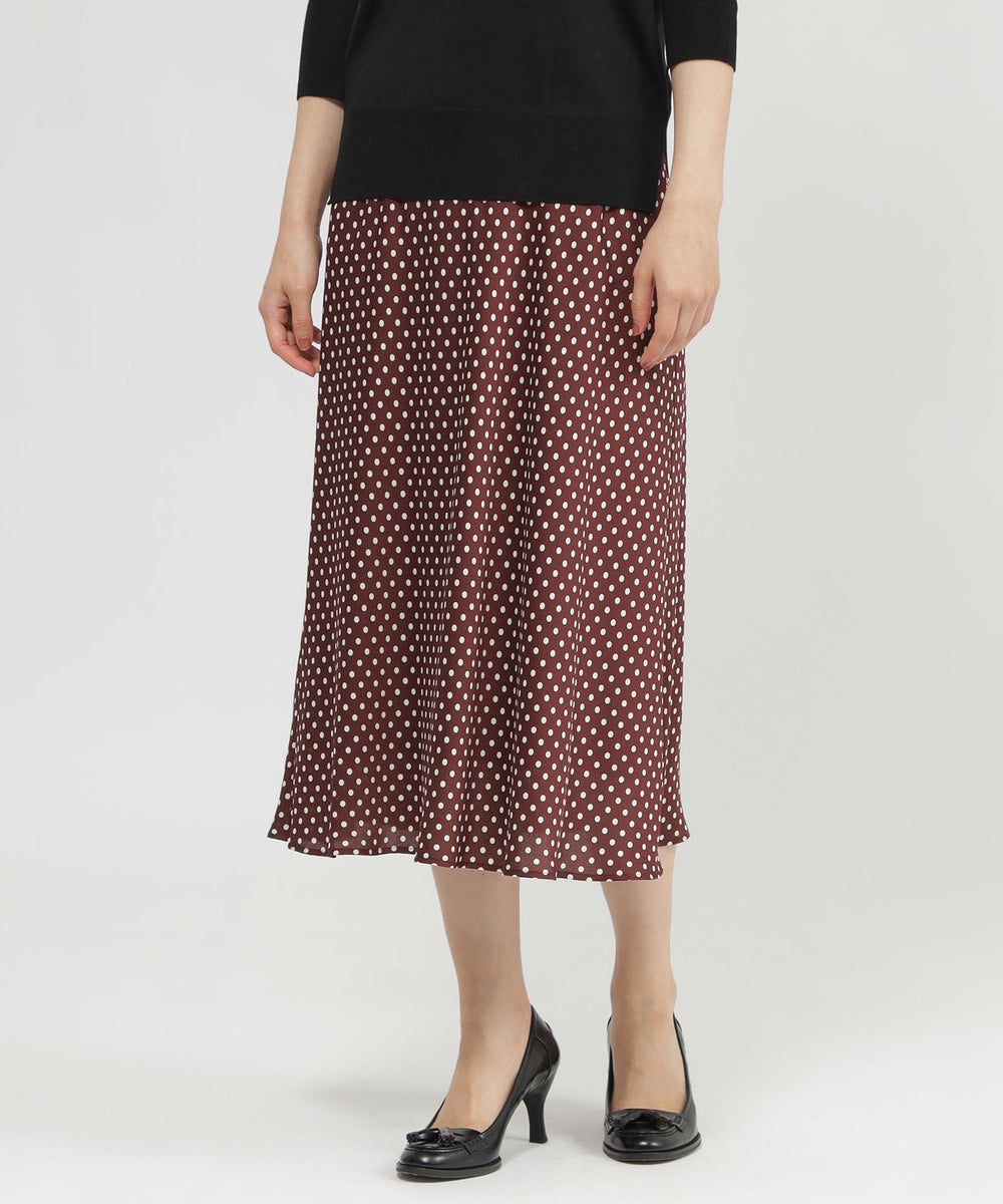 ウォッシャブル】ラインドット スカート(スカート)｜Paul Stuart