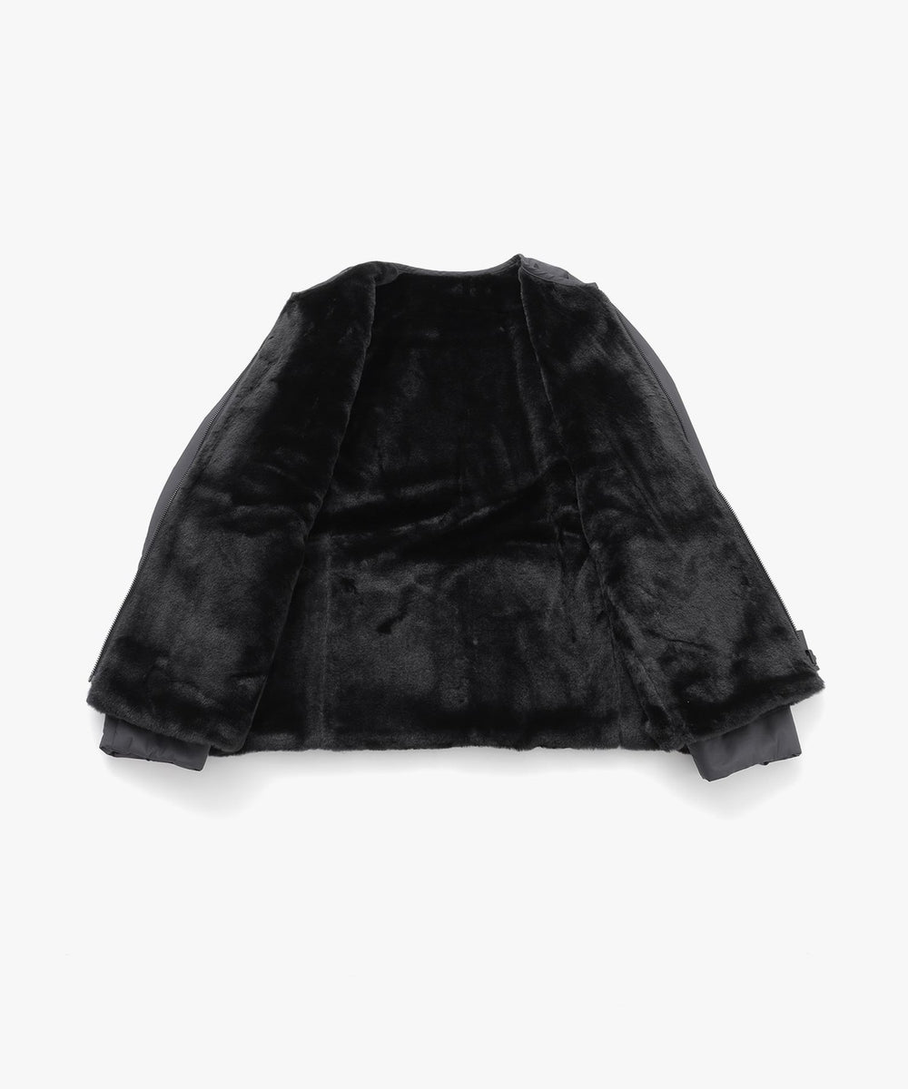 TRANS WORK ファー付きロングコート TRANS WORKファー付きロングコート