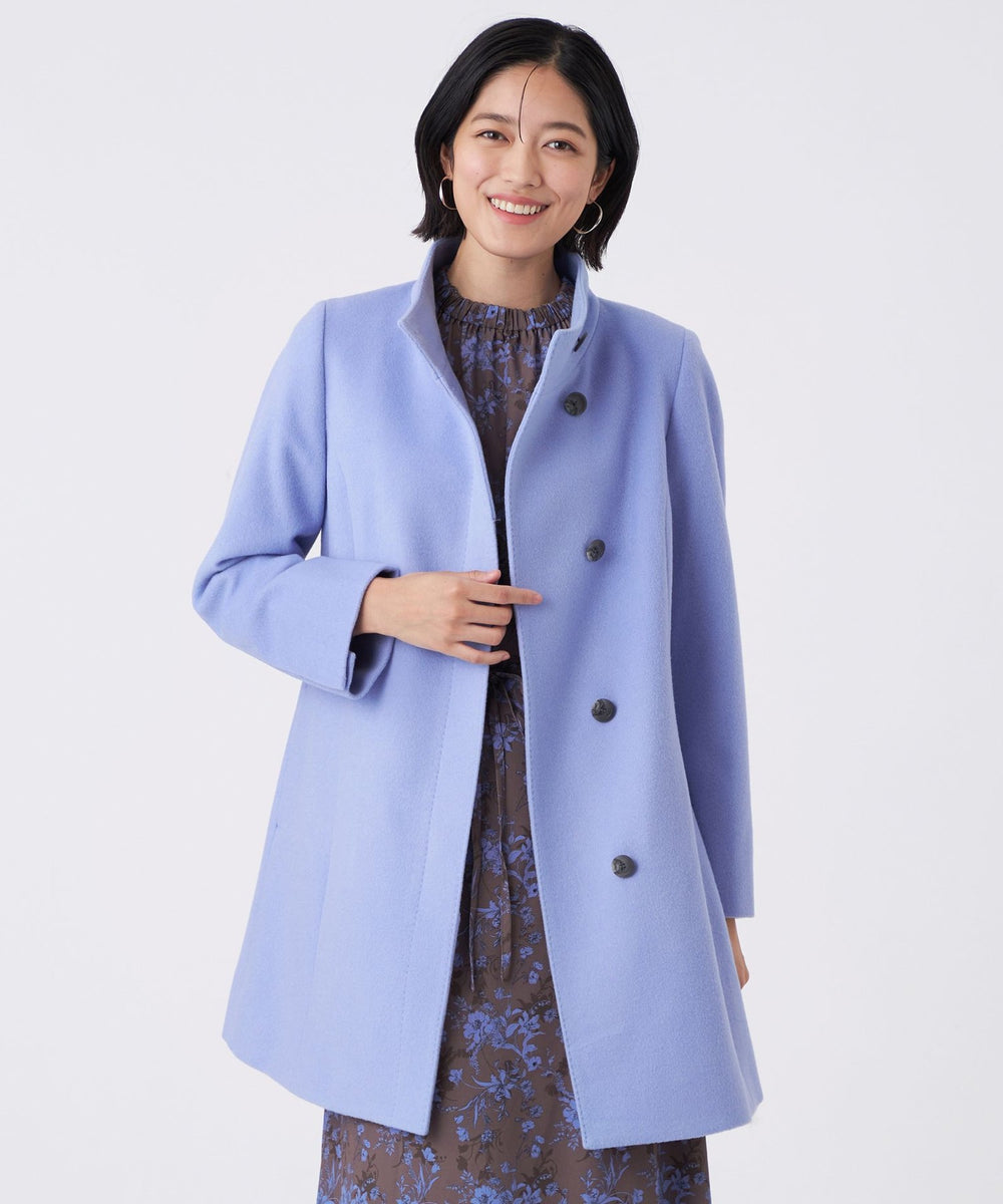 カシミヤ混メルトンウールコート(コート)｜TRANS WORK(トランスワーク