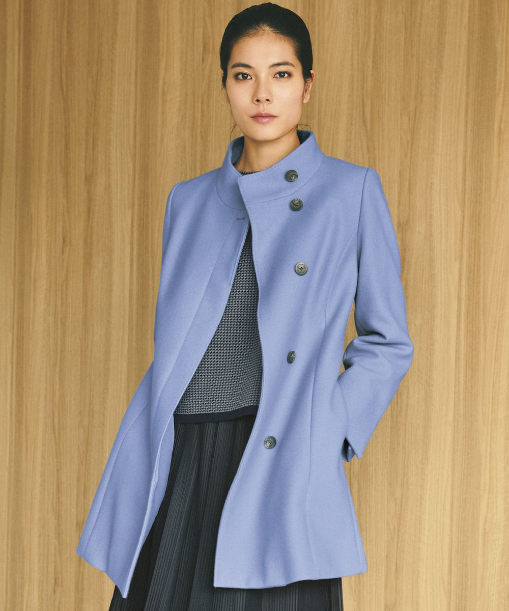カシミヤ混メルトンウールコート(コート)｜TRANS WORK(トランスワーク