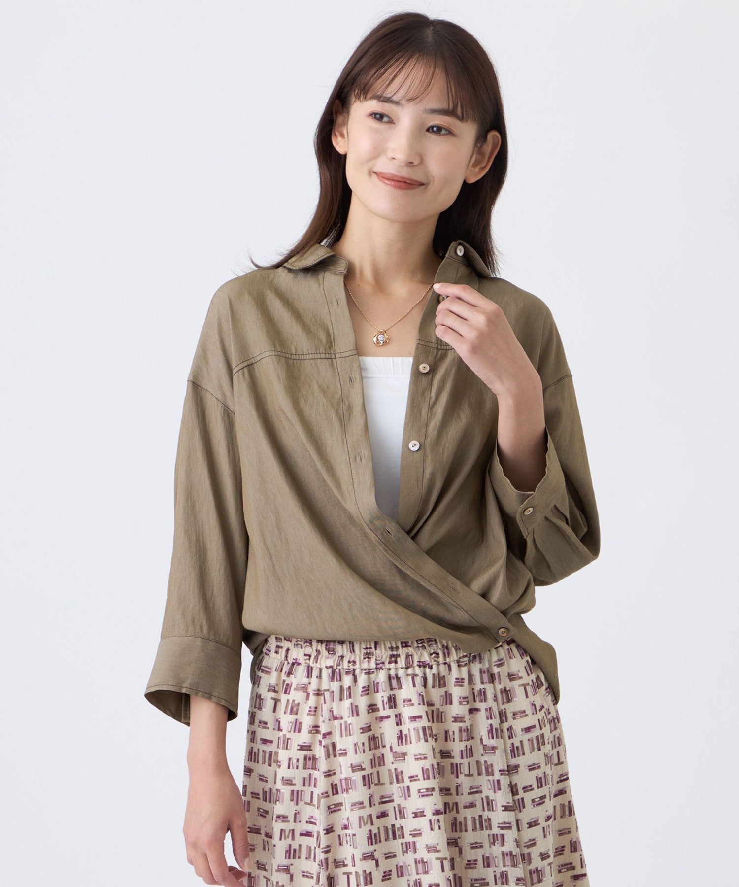 2211-U1M0280478__,78,モデル身長164cm 着用サイズ：38