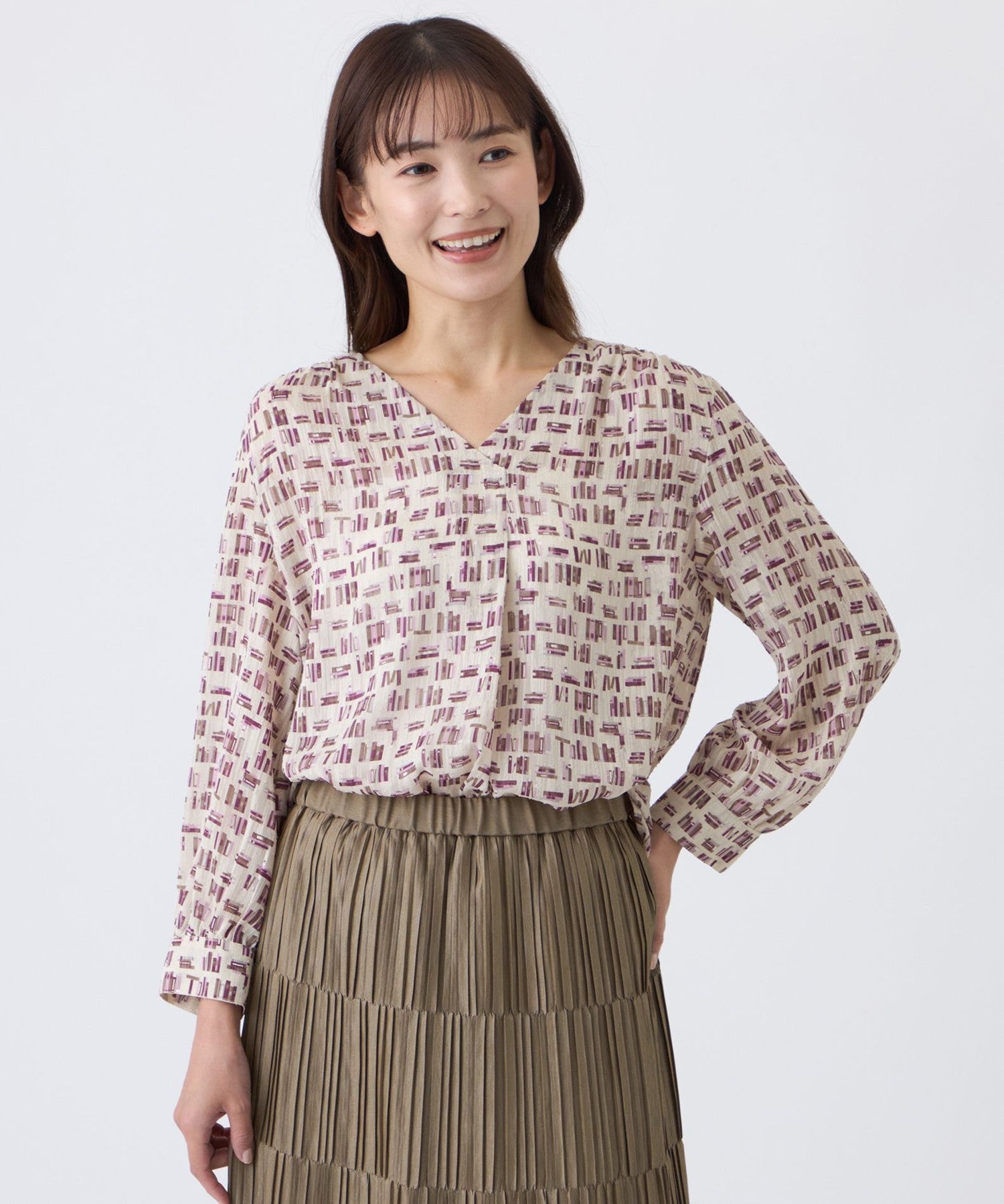 2211-U1M0480640__,40,モデル身長164cm 着用サイズ：38