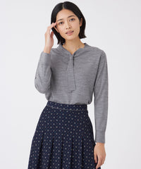 ウォッシャブル】エクストラファインウールプルオーバー(トップス