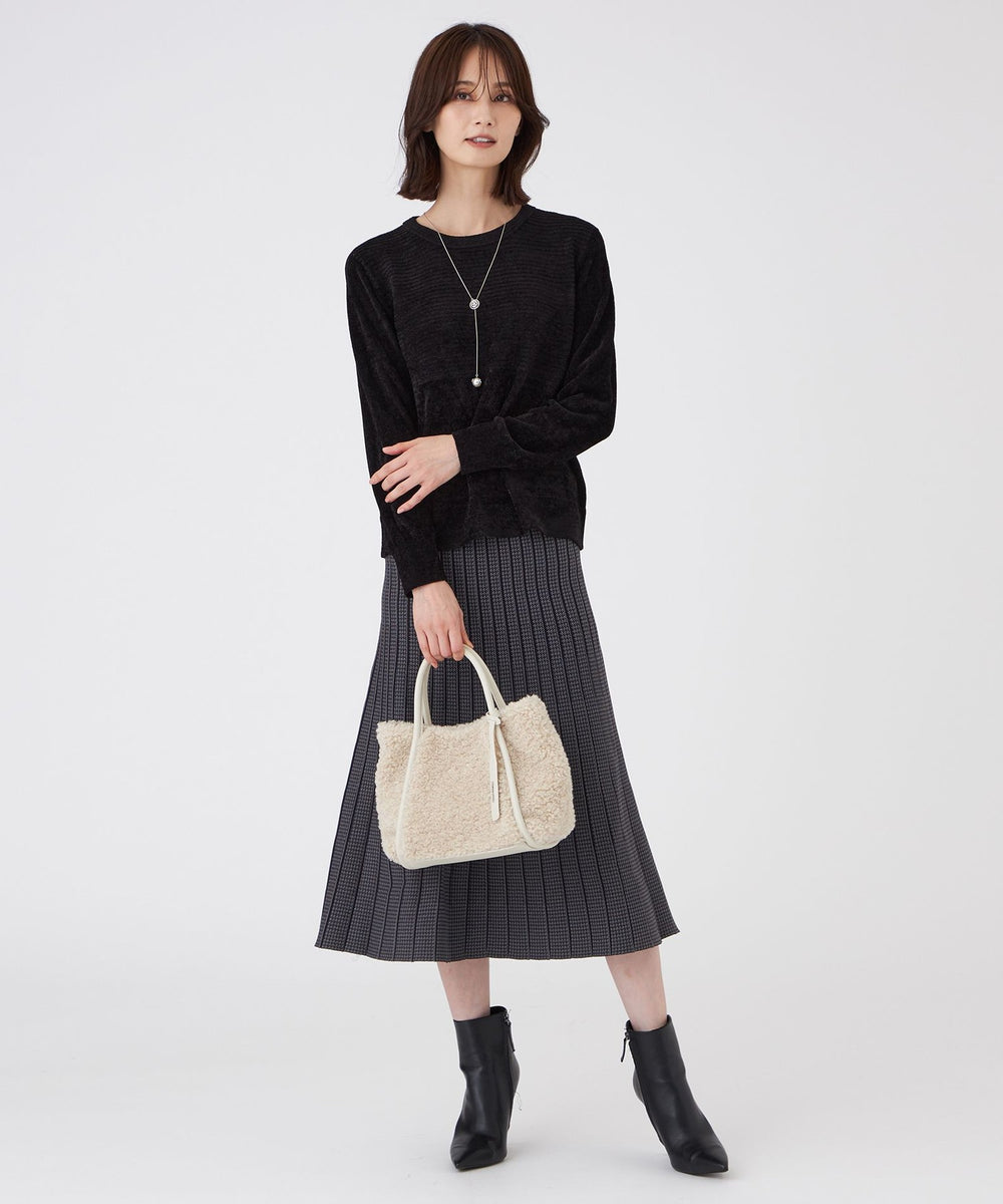 ウォッシャブル】モールヤーン×TEXBRIDプルオーバー(トップス)｜TRANS