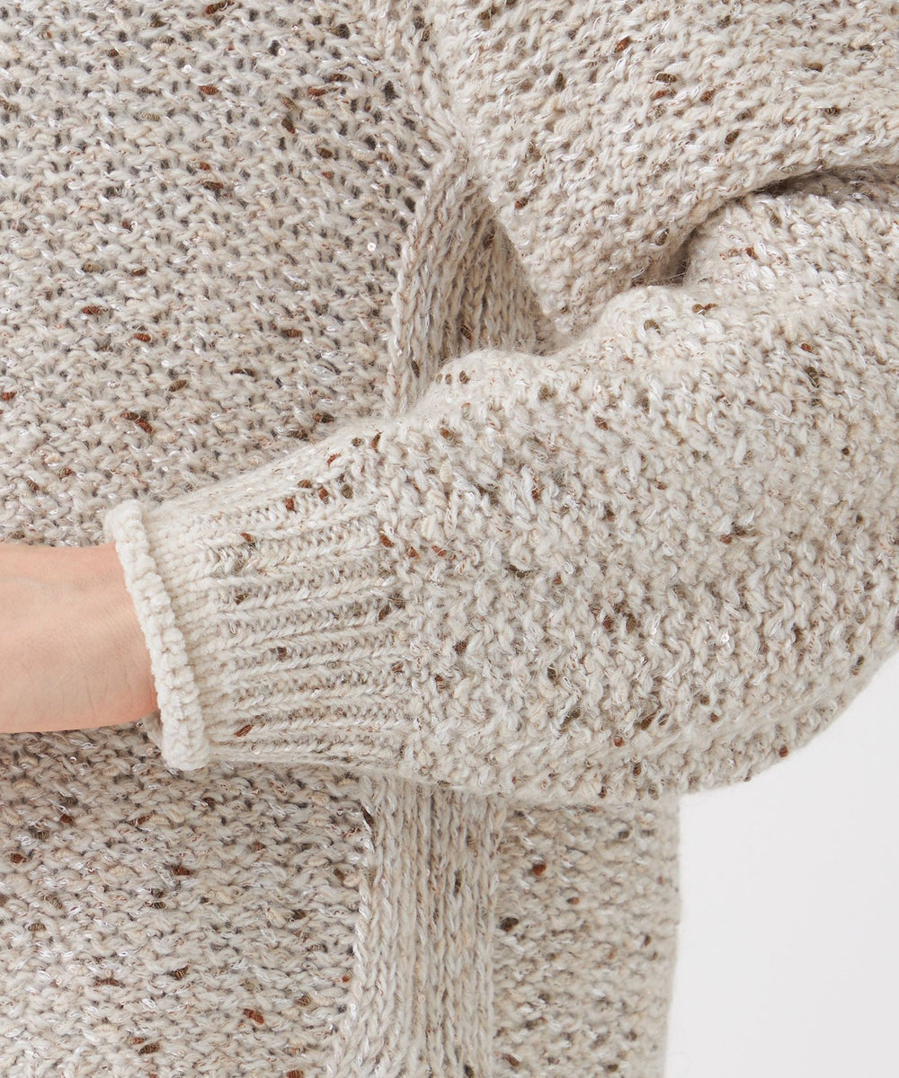 スパングルファンシーヤーンプルオーバー(トップス)｜TRANS WORK