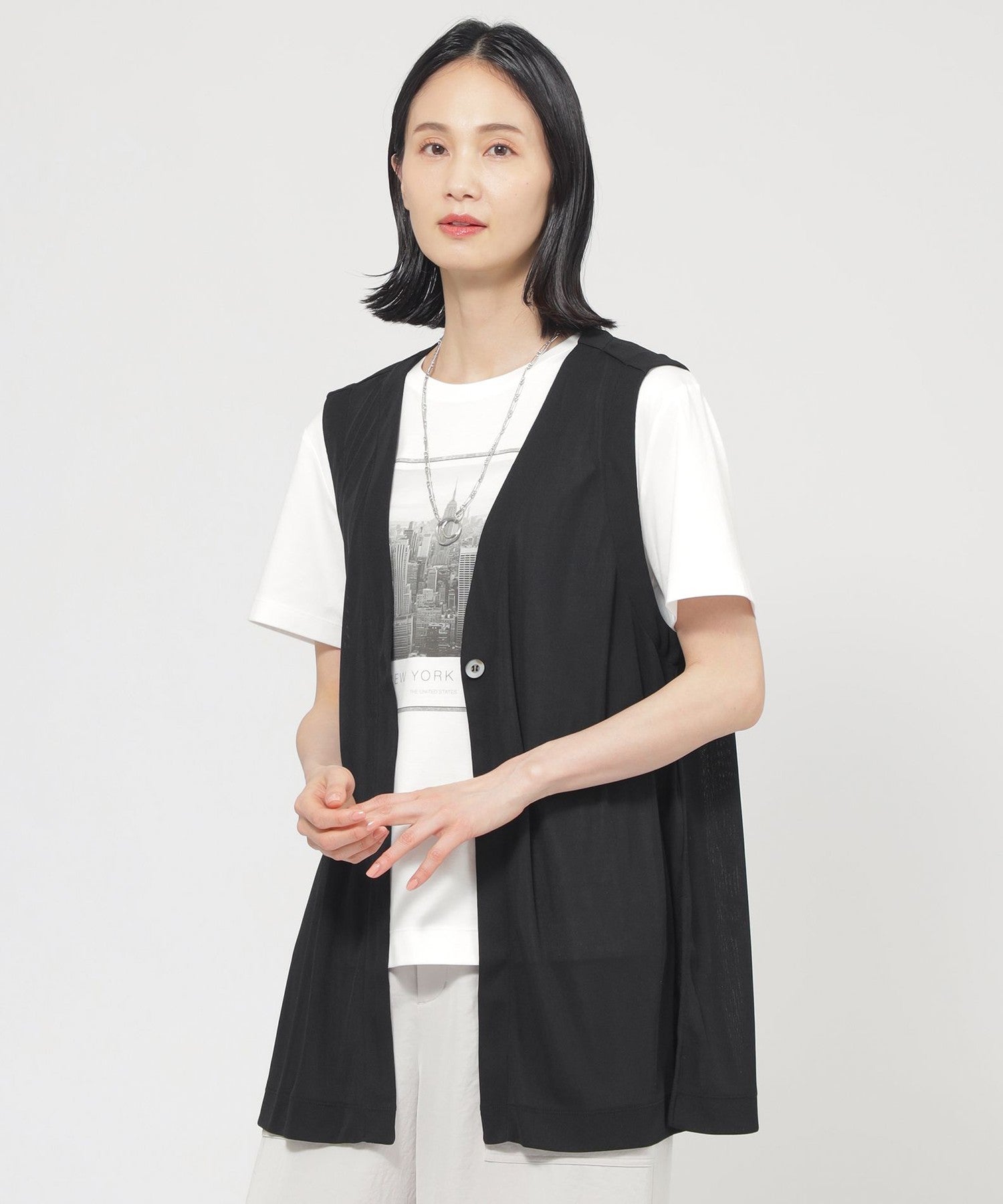 2211-U1P0955528__,28,モデル身長171cm 着用サイズ：38