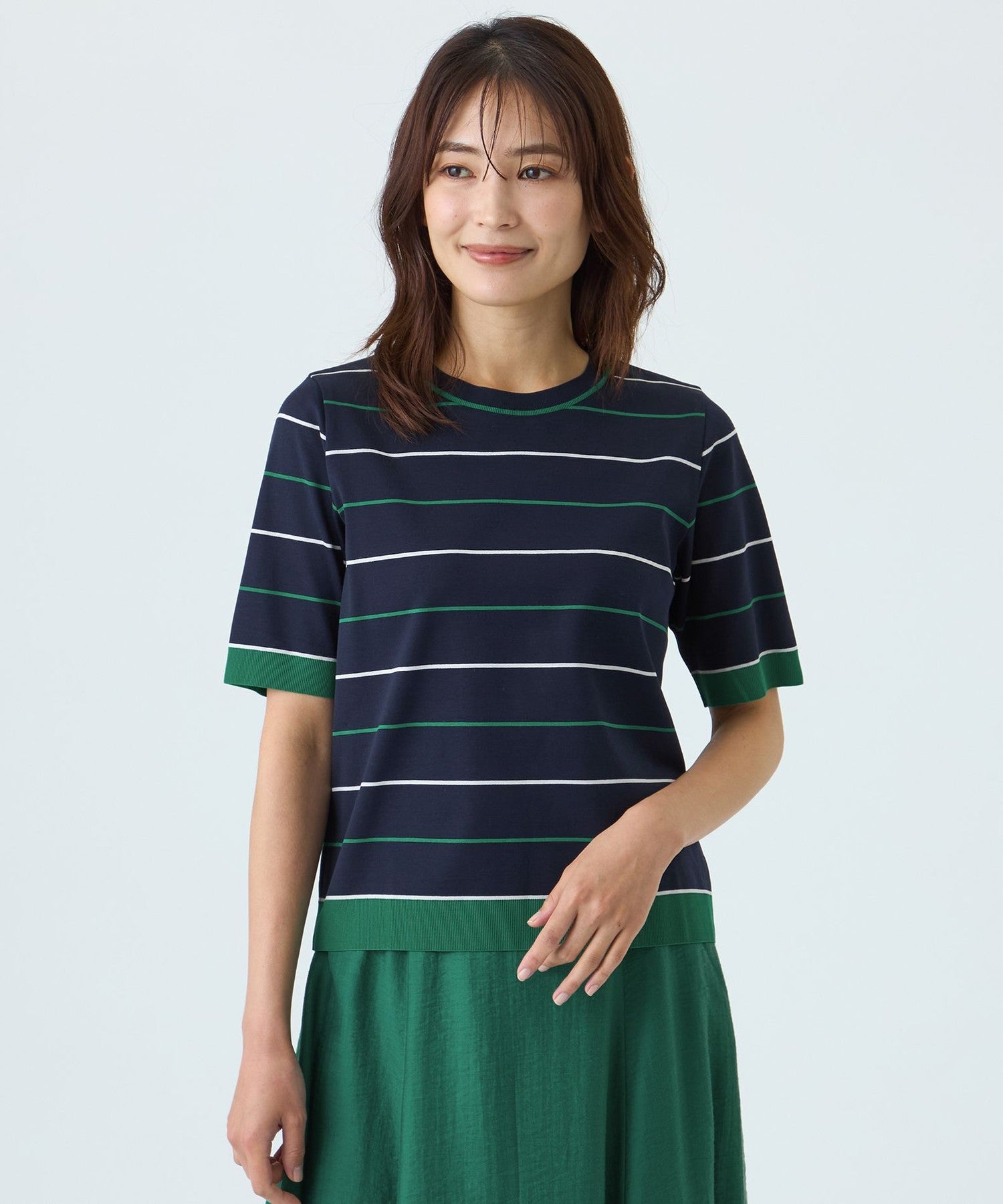 2211-U1P1877428__,28,モデル身長164cm 着用サイズ：38