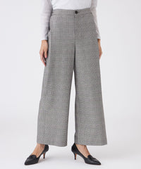 ウォッシャブル】グレンチェックパンツ(パンツ)｜TRANS WORK(トランス