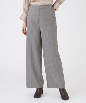 TAR TARCOMMUNICATION パンツ ハウンドトゥースストレッチパンツ(パンツ)｜TRANS WORK(トランス