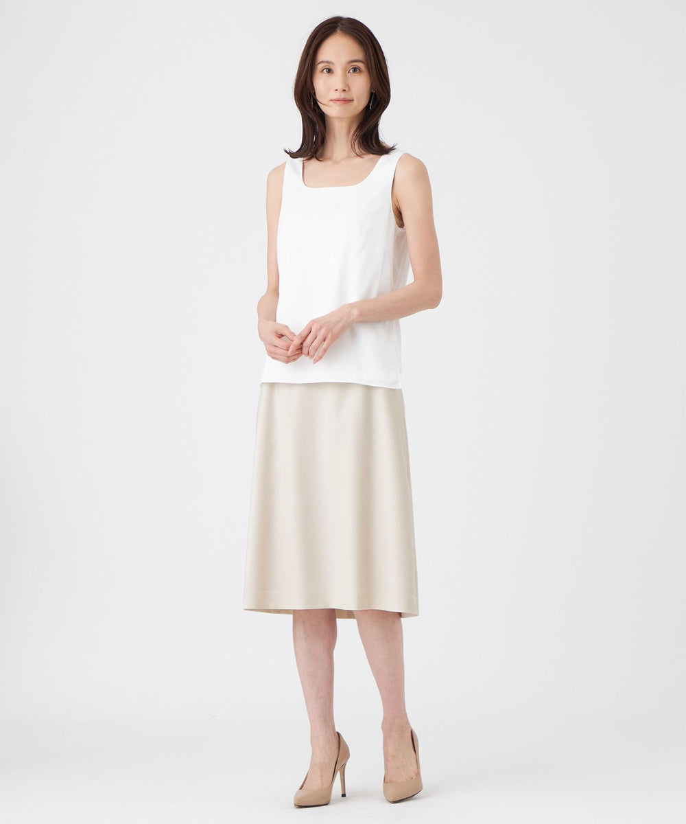 Eternal スカート ANEW Line スカート|ANAYI 2025】トリアセサテンバックフレア レディースウェア