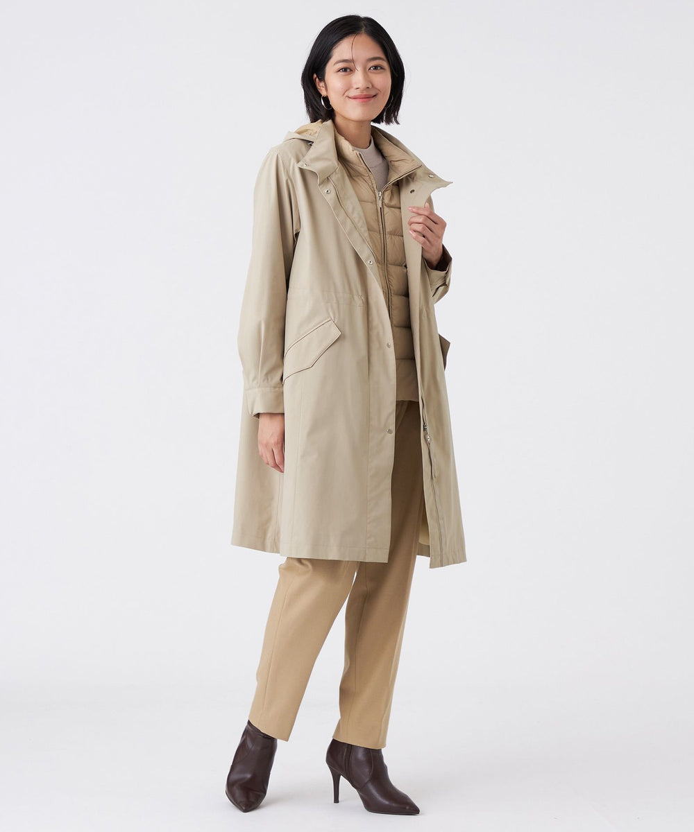 予約販売】【L】ラミネートクロスコート(コート)｜TRANS WORK