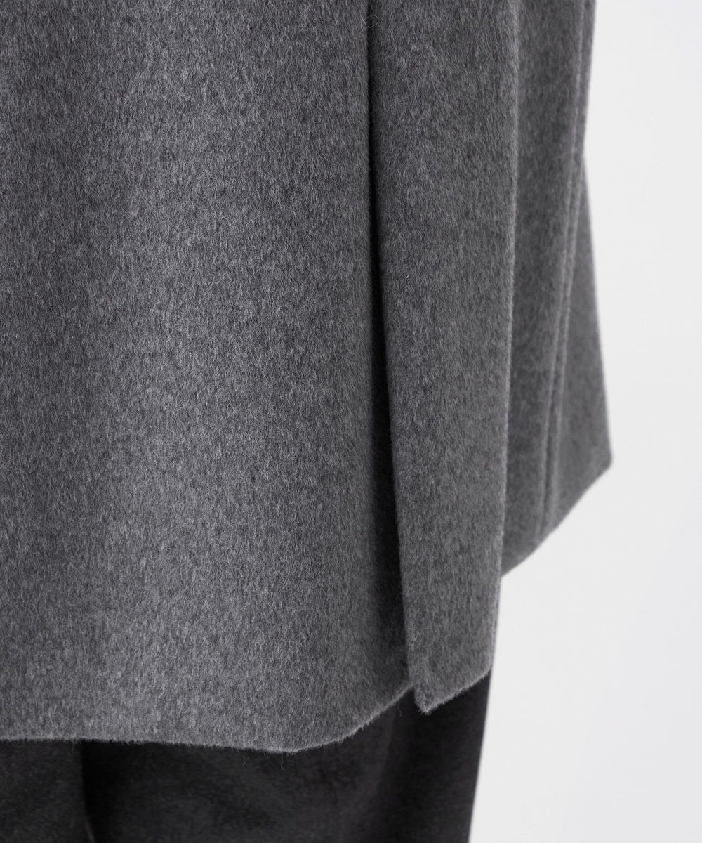 L】カシミヤ混メルトンウールコート(コート)｜TRANS WORK(トランス