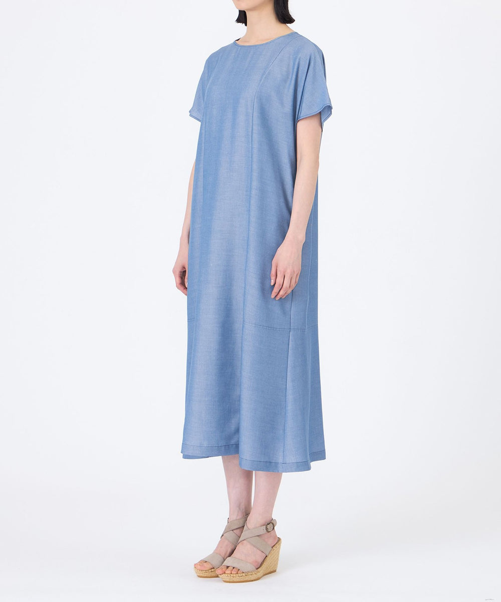 現行品✨ケイミー ウォッシャブルジャージーカシュクールワンピース M 青 4WAY】カシュクールワンピース– kay me