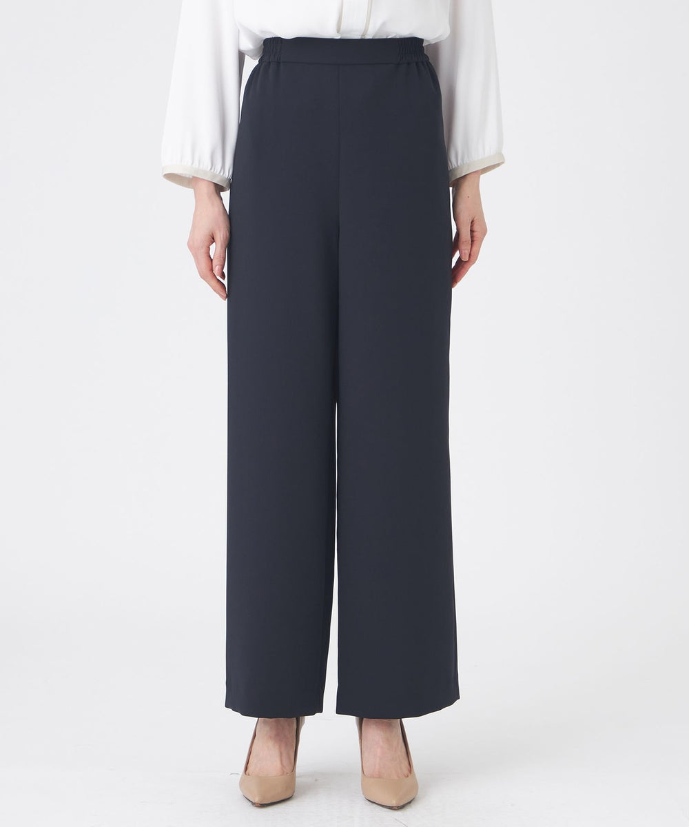 L】【ウォッシャブル】ソフトダブルクロスパンツ(パンツ)｜TRANS WORK