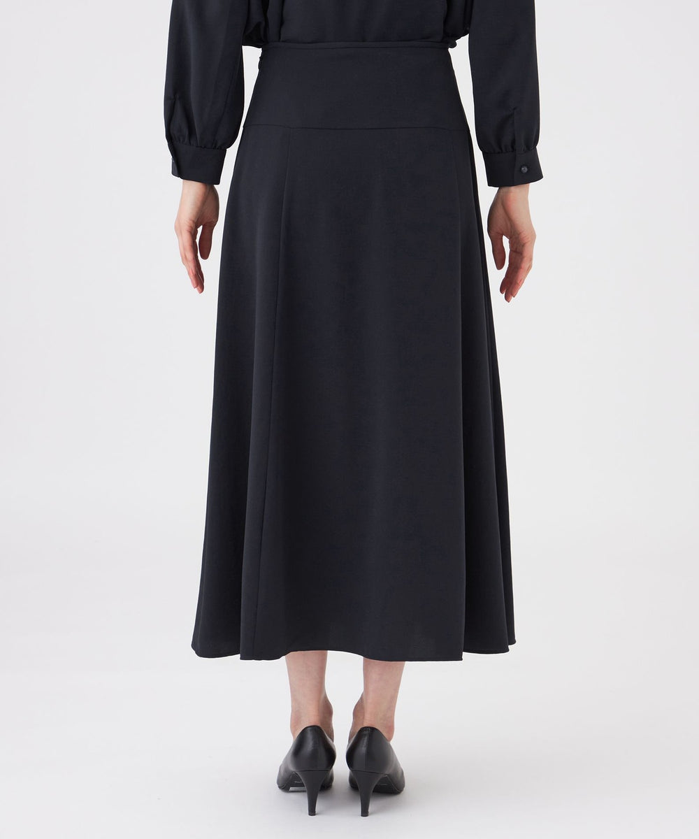 ダークシャドウ サイズ:32インチ  DU02D2350 コットンフランネルスカート 新古品 SB01 L】【ウォッシャブル・UV・防しわ】ストレッチジョーゼットスカート