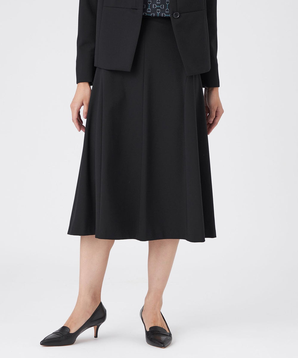 美品TFW49 ブラック✖️ネイビースカート サイドポケット付き スカート レディース ティーエフダブリュー フォーティーナイン TFW49