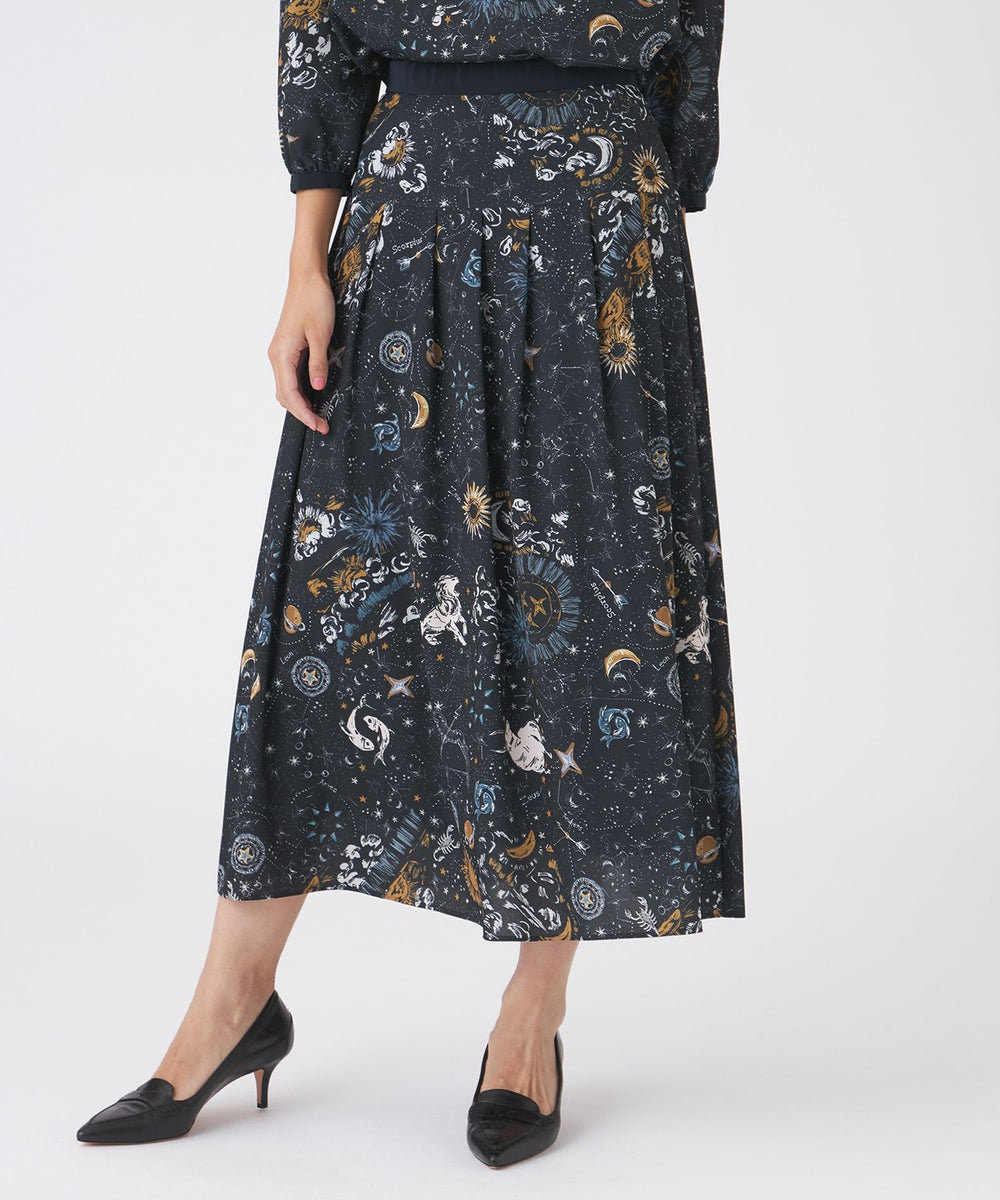 スカート ansdotsloevner 25aw visitfor 柄サッシュ付トレンチミニフレア／スカート｜INGNI(イング) 公式