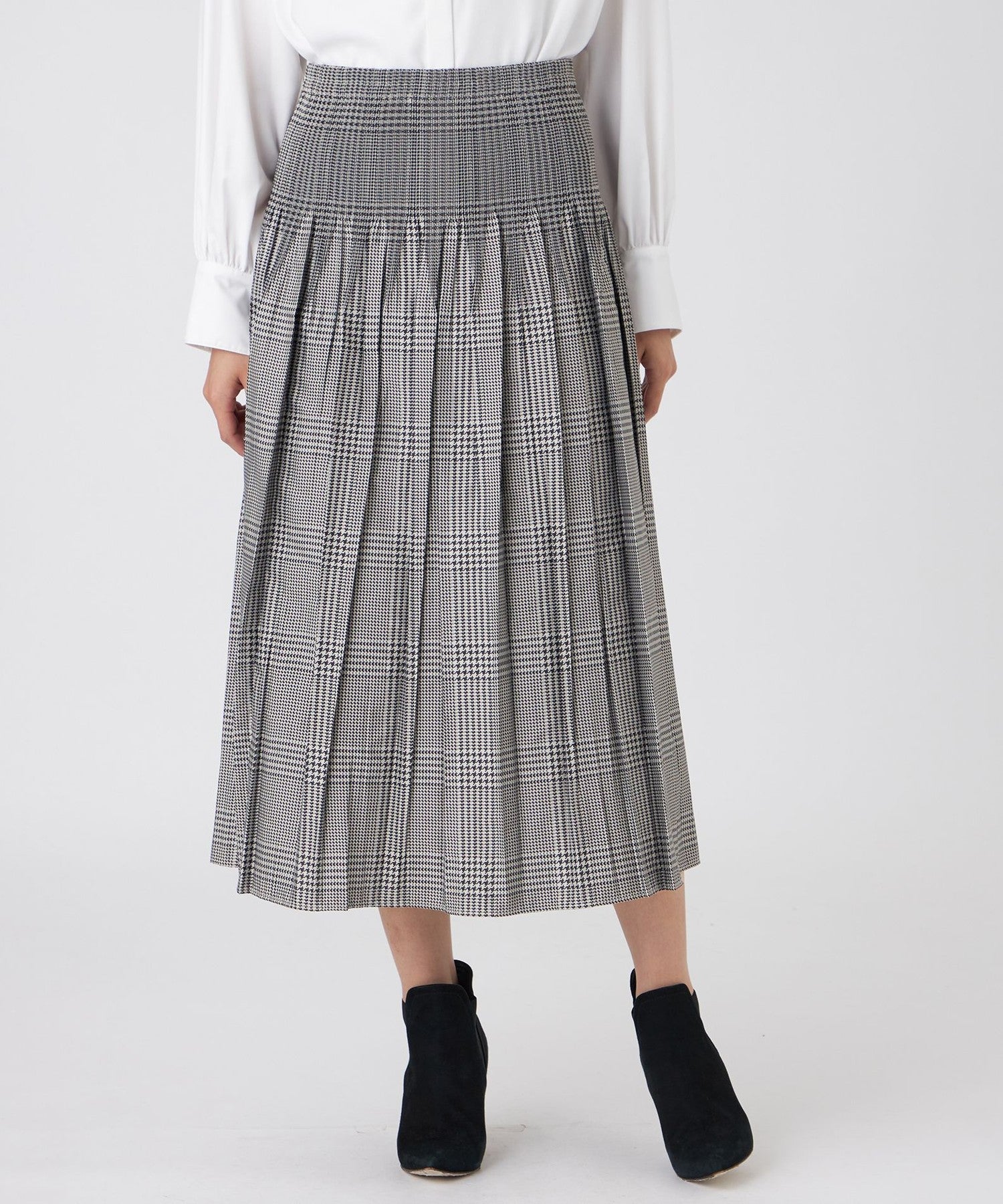L】【Signature Style】【ウォッシャブル】千鳥/グレンチェックJQ