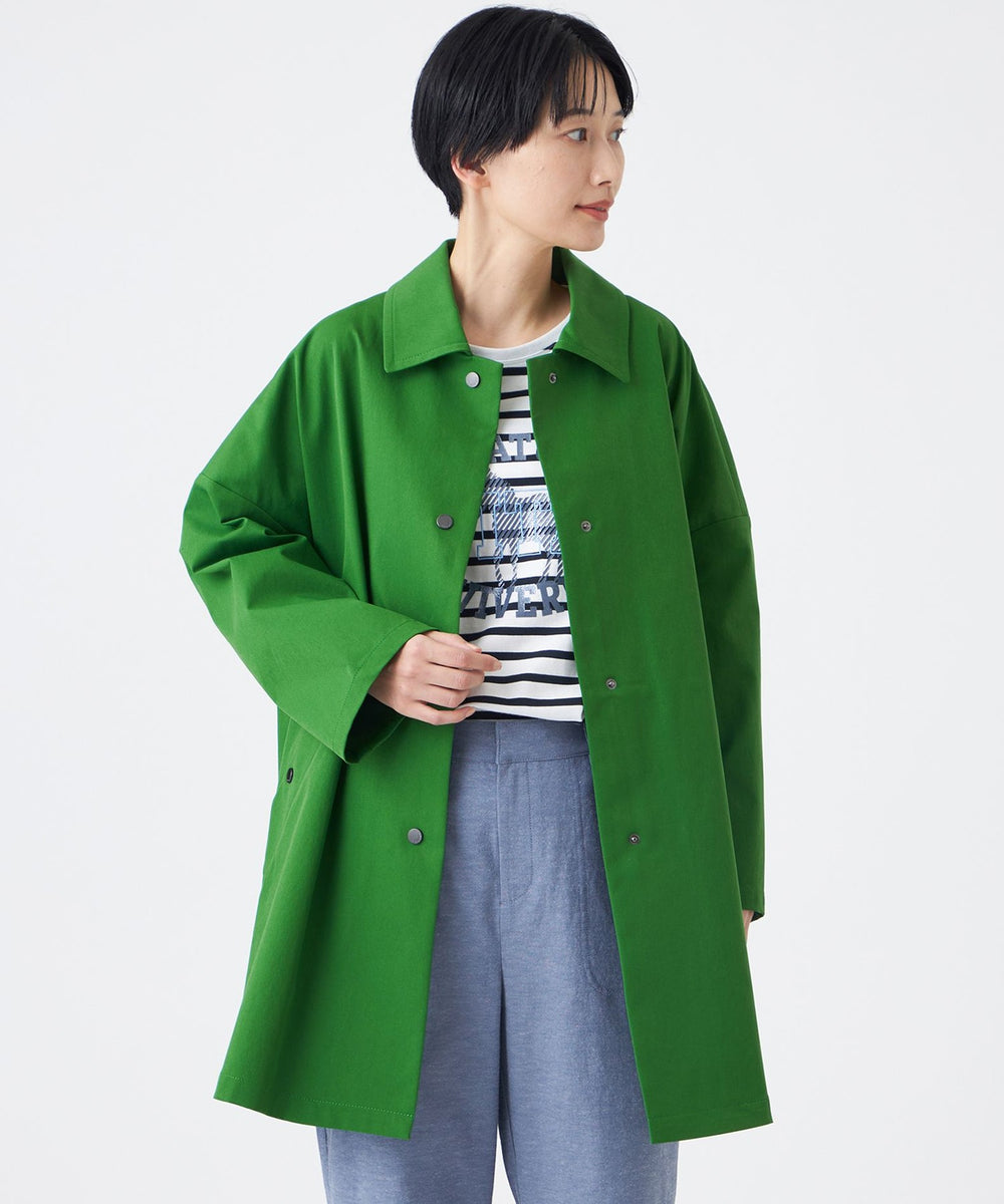 はっ水・ウォッシャブル】テックスブリッドステンカラーコート(コート